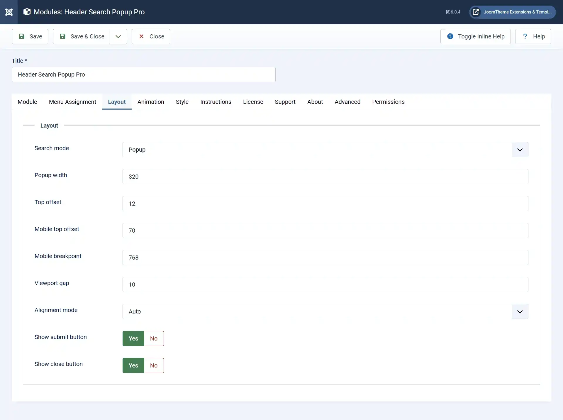 Flexible Layout Controls