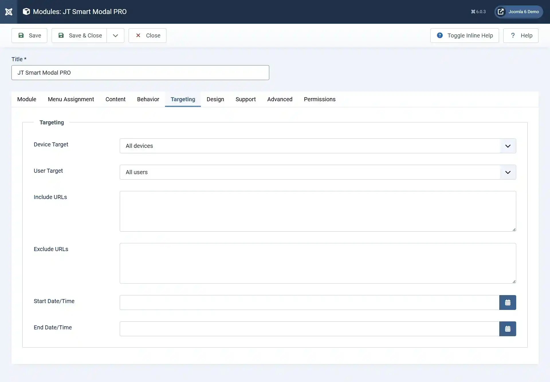 Advanced Targeting and Scheduling